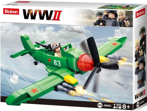 Sluban | WW2 Plane Ilyushin 2 170 Pcs