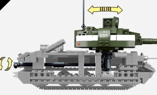 Sluban | WW2 Tank T-34\85 687 Pcs