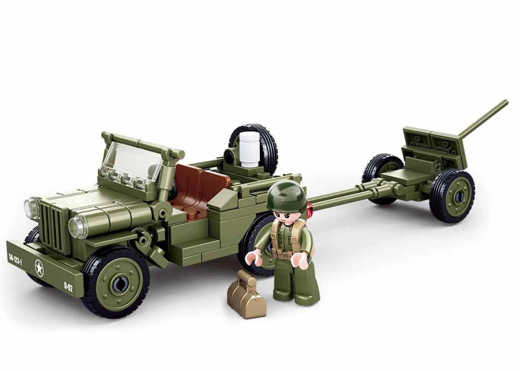 Sluban | WW2 Willys Jeep C143 Pcs