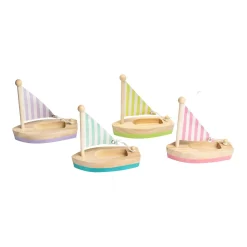 Small Wooden Sailing Boat