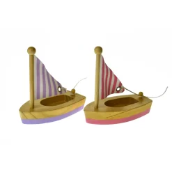 Small Wooden Sailing Boat