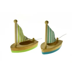 Small Wooden Sailing Boat