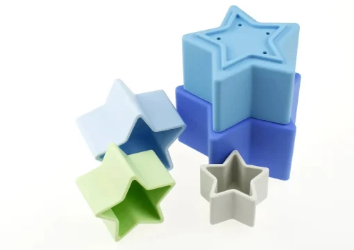 Stacking Stars 5 Piece Silicone Set