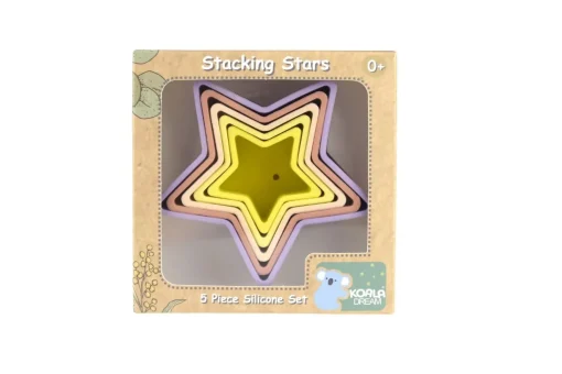 Stacking Stars 5 Piece Silicone Set