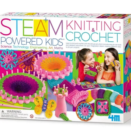 STEAM Powered Kids - Knitting and Crochet