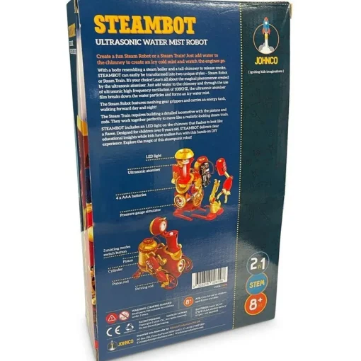 Steambot - 2 in 1 Ultrasonic Water Mist Robot