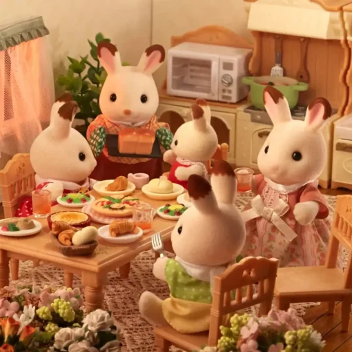 Sylvanian Families - Chocolate Rabbit Family