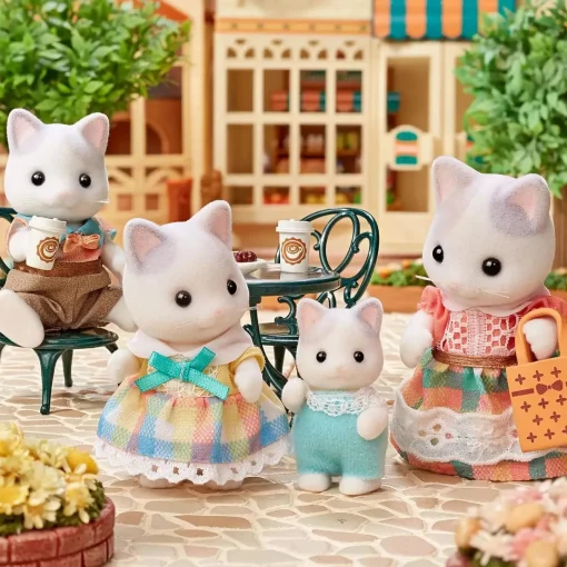 Sylvanian Families - Latte Cat Family