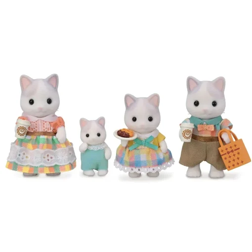 Sylvanian Families - Latte Cat Family