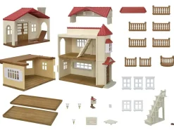 Sylvanian Families - Red Roof Country Home with Attic