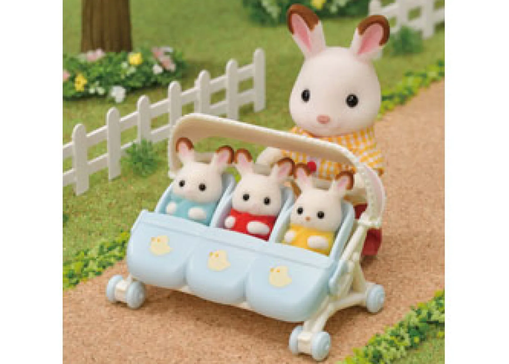 Sylvanian Families | Triplets Stroller
