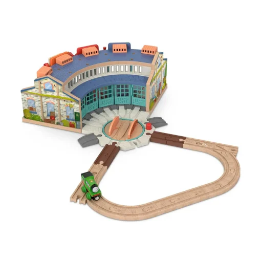 Thomas u0026 Friends Wooden Railway Tidmouth Sheds Starter Train Set