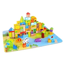 Tooky Toy - Jungle Blocks - 135 Pieces