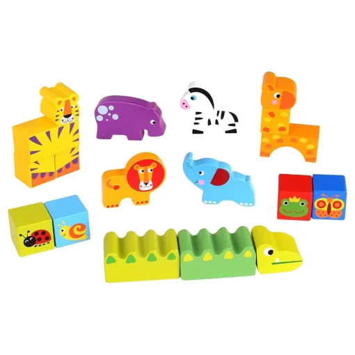 Tooky Toy - Jungle Blocks - 135 Pieces