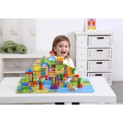 Tooky Toy - Jungle Blocks - 135 Pieces