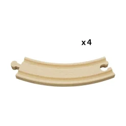 Tracks - Long Curved Tracks 4 pieces