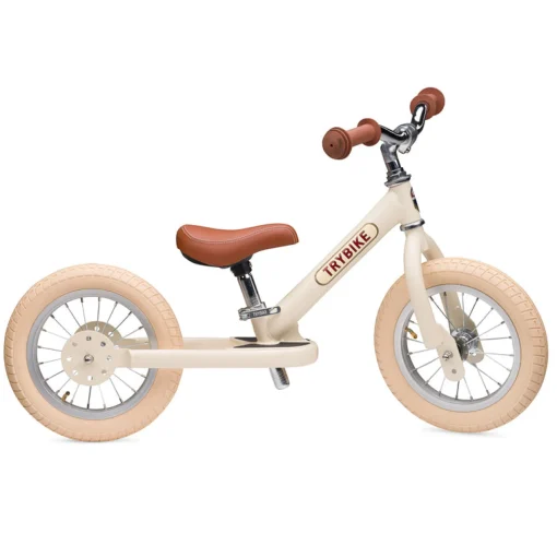 Trybike | Vintage Cream with Cream Tyres | Trike u0026 Balance Bike