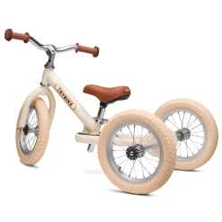 Trybike | Vintage Cream with Cream Tyres | Trike u0026 Balance Bike