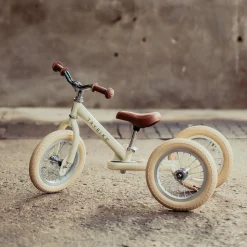 Trybike | Vintage Cream with Cream Tyres | Trike u0026 Balance Bike
