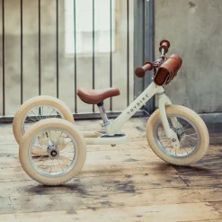 Trybike | Vintage Cream with Cream Tyres | Trike u0026 Balance Bike