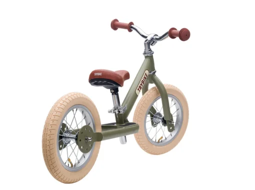 Trybike | Vintage Green with Cream Tyres | Trike u0026 Balance Bike