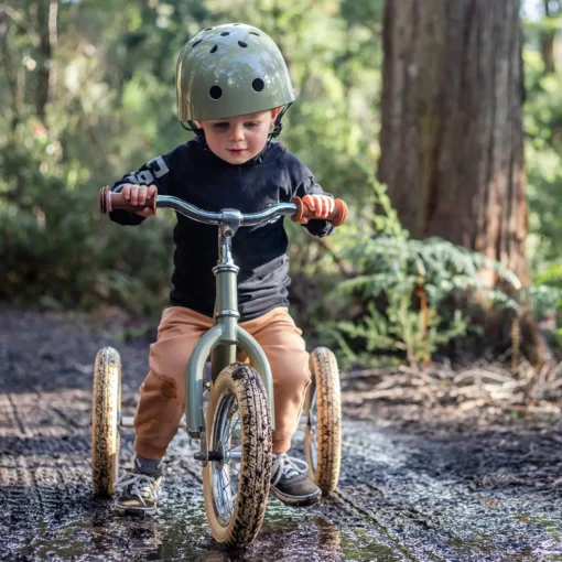 Trybike | Vintage Green with Cream Tyres | Trike u0026 Balance Bike