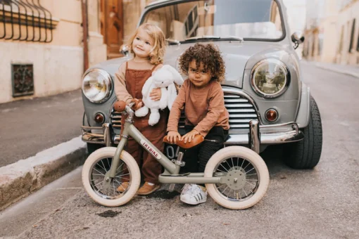 Trybike | Vintage Green with Cream Tyres | Trike u0026 Balance Bike
