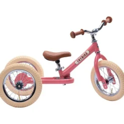 Trybike | Vintage Pink with Cream Tyres | Trike u0026 Balance Bike