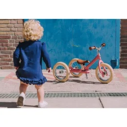 Trybike | Vintage Pink with Cream Tyres | Trike u0026 Balance Bike