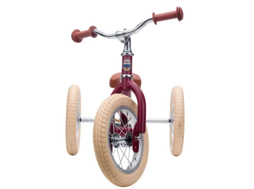 Trybike | Vintage Red with Cream Tyres | Trike u0026 Balance Bike