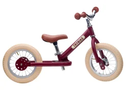 Trybike | Vintage Red with Cream Tyres | Trike u0026 Balance Bike