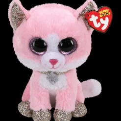 Ty Beanie Boos | Fiona the Pink Cat | Regular