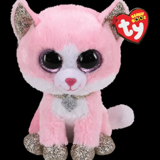 Ty Beanie Boos | Fiona the Pink Cat | Regular
