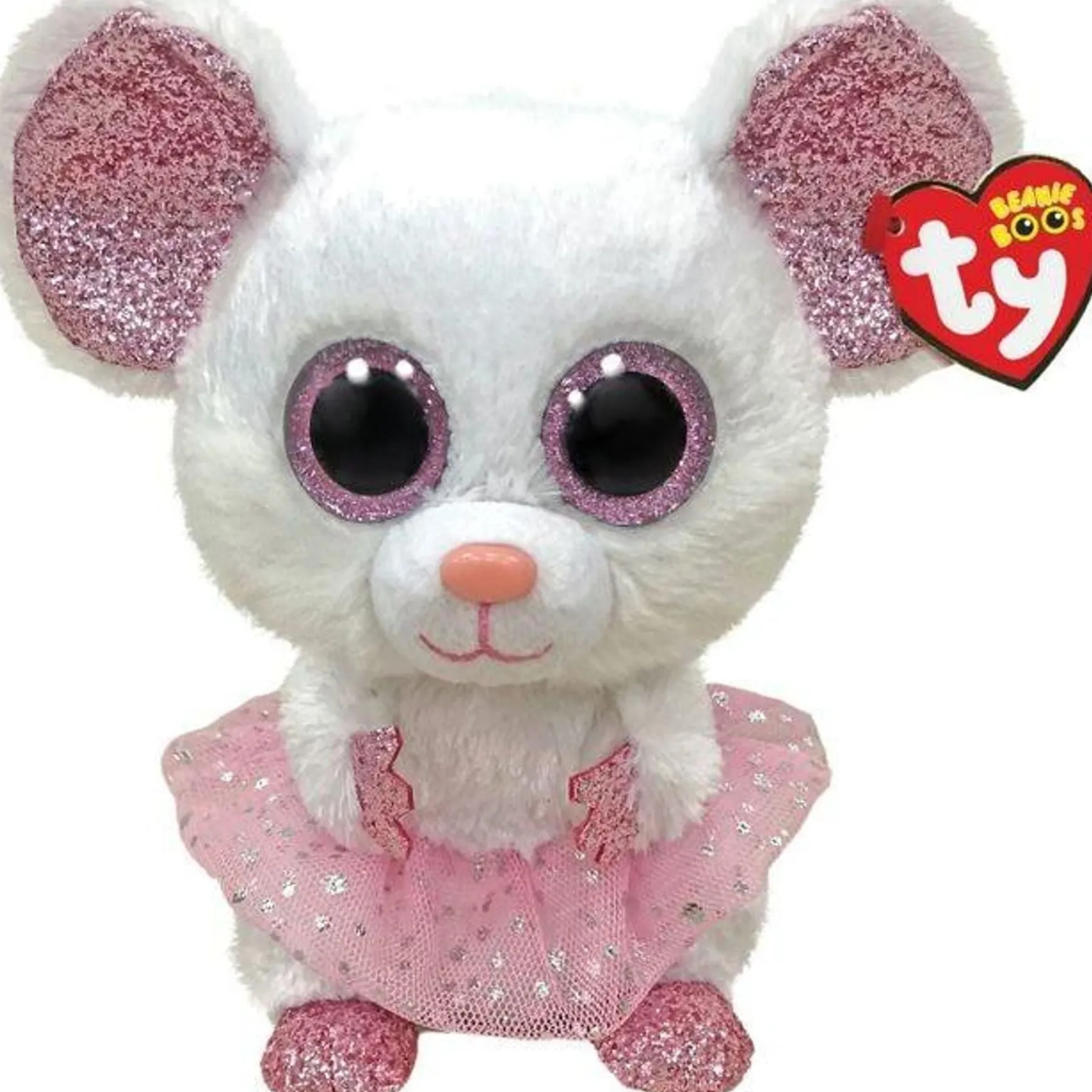 TY Beanie Boos | Nina | Mouse with Tutu | Regular