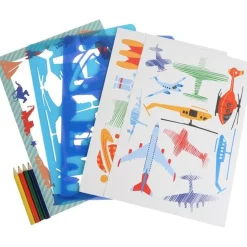 Up in the Sky Stencil and Pencil Set