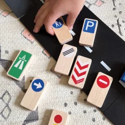 Waytoplay - Road Blocks Set Traffic Signs