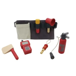 Wooden Fire Fighter Belt Playset
