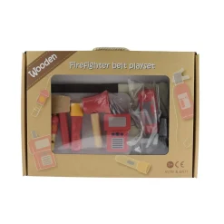 Wooden Fire Fighter Belt Playset