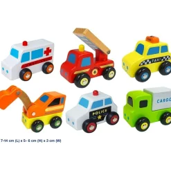 Wooden Mini Vehicle Set