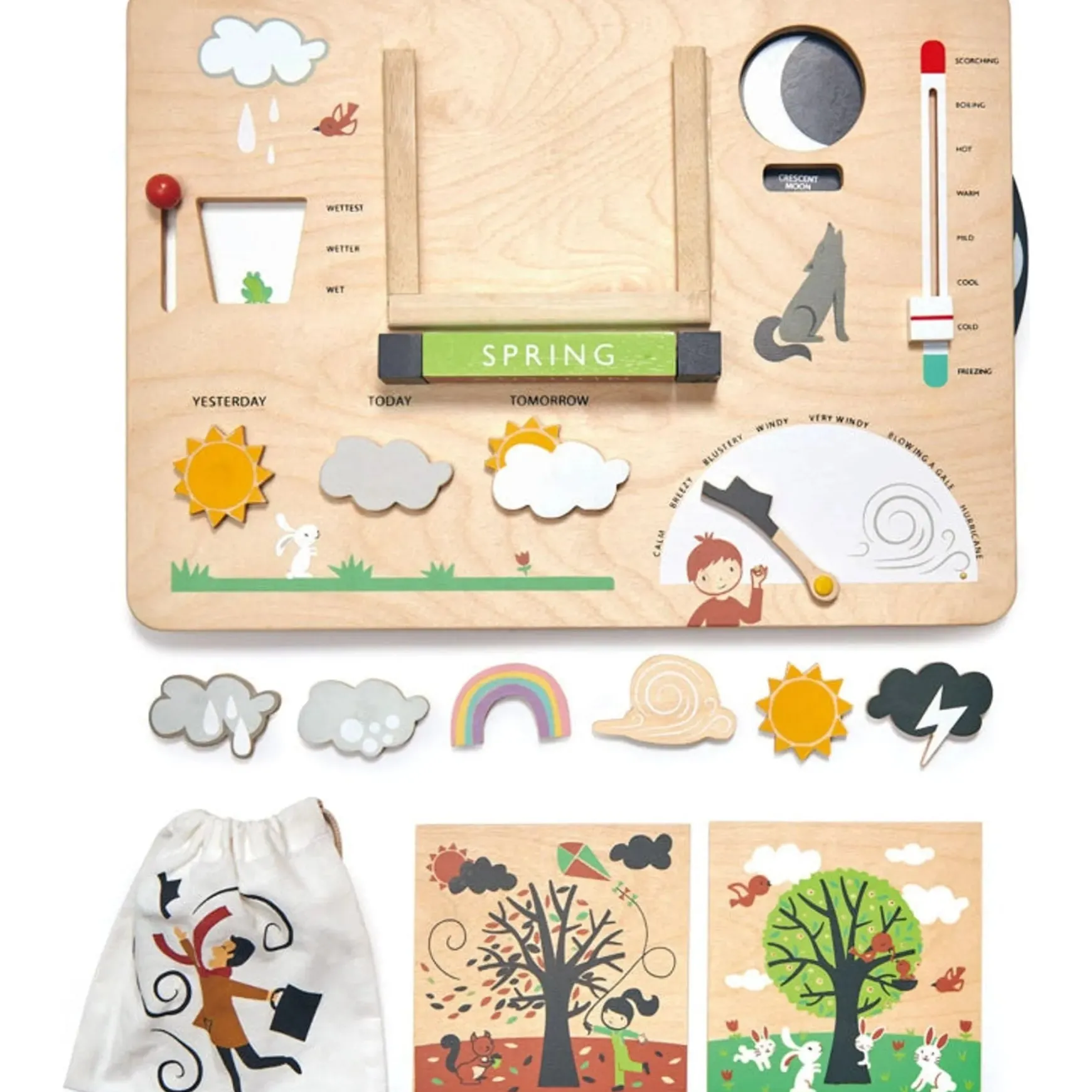 Wooden Weather Station