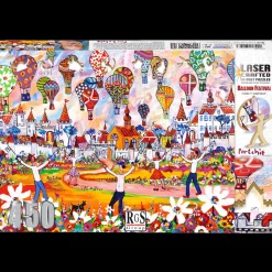 Wooden Widget Puzzle - Balloon Festival 450 Piece