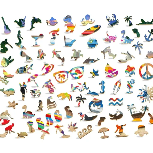 Wooden Widget Puzzle - Beach Break 402 Piece