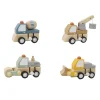 Wooden Wind Up Construction Trucks (Assorted)